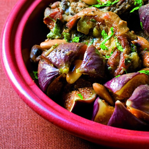 Recette Tajine d'agneau aux figues fraîches