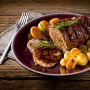 Roti de veau au cidre