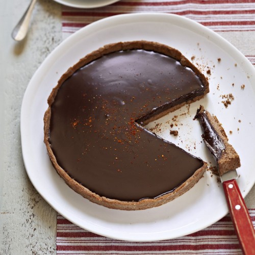 Recette Tarte au chocolat et piment d'Espelette