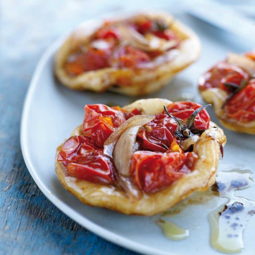 Recette Mini pizza aux tomates cerises