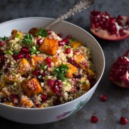 Salade de quinoa et courge rôtie