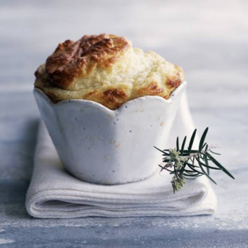 Recette Soufflé au jambon et aux champignons