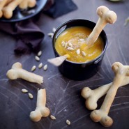 Velouté de butternut et ses gressins os