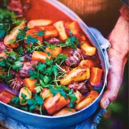 Ragoût de boeuf aux légumes racines