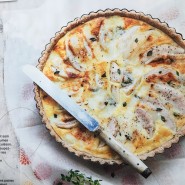 Tarte aux poires et au morbier