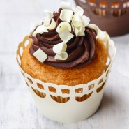 Cupcakes banane et ganache chocolat