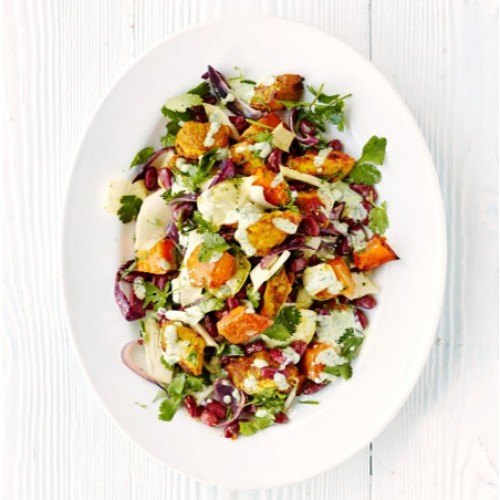 Recette Salade de courge butternut à l'indienne