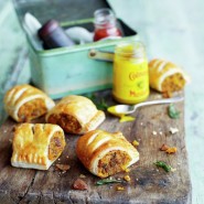 Rolls de courge, marrons et sauge