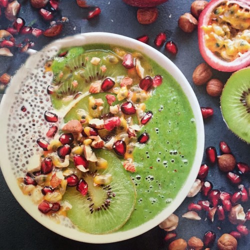 Recette Smoothie bowl chia - kiwi - banane