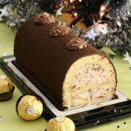 Bûche aux Ferrero rochers