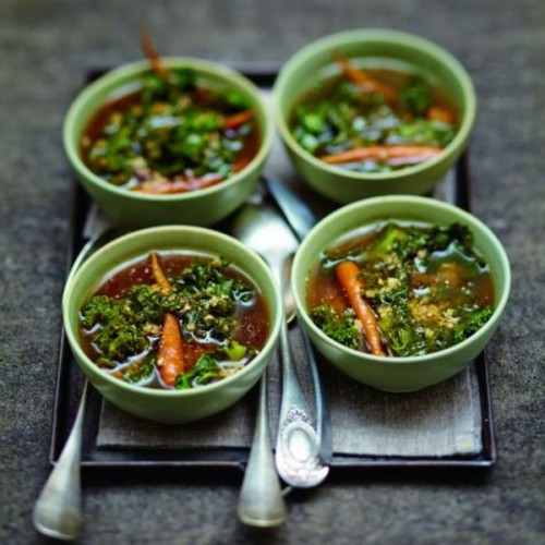 Recette Soupe à l'orge et au kale