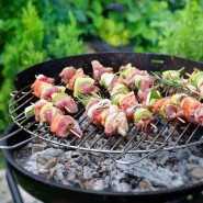 Brochettes d'agneau aux légumes du soleil