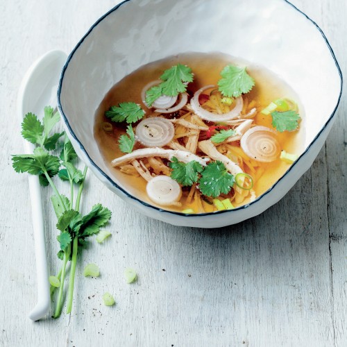 Recette Bouillon de poulet au tamarin