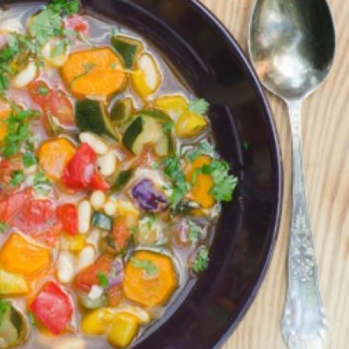 Recette Rainbow soup