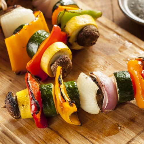 Recette Brochettes végétariennes