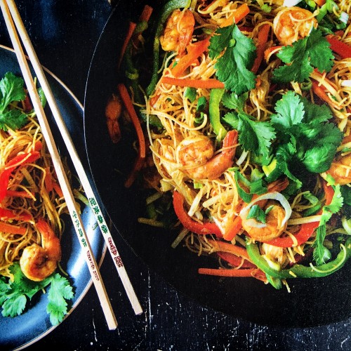 Recette Singapour noodles