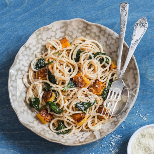 Recette Spaghettis à la courge