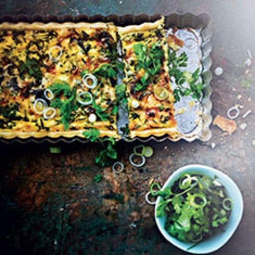 Recette Quiche aux fines herbes et au bleu