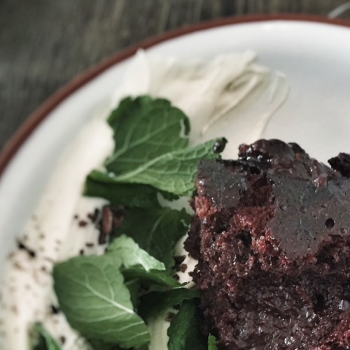 Recette Le gâteau au chocolat de Christophe Saintagne