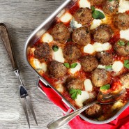 Boulettes de viande à la tomate et à la mozzarella