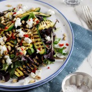 Salade de courgettes au barbecue