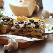 Lasagnes au poulet et champignons