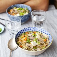 Soupe miso aux nouilles soba