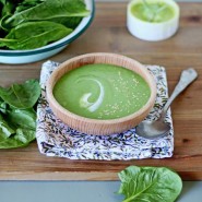 Velouté d'épinards au sésame