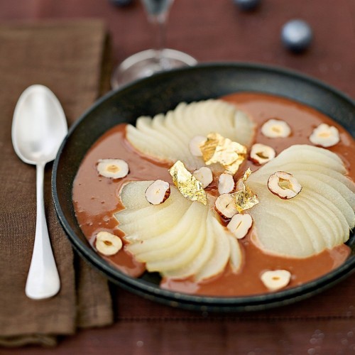 Recette Soupe de poires au praliné