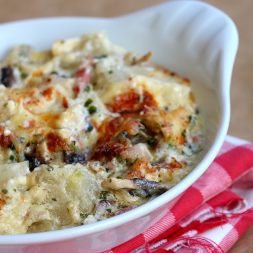 Recette Gratin de pâtisson