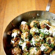 Boulettes citronnées au boeuf et poireaux d'Ottolenghi