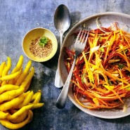 Salade de carottes à la main de Bouddha