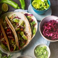 Tacos aux pois chiches et chipotle