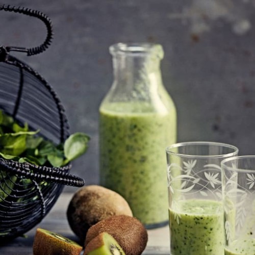 Recette Smoothie kiwi-banane-cresson