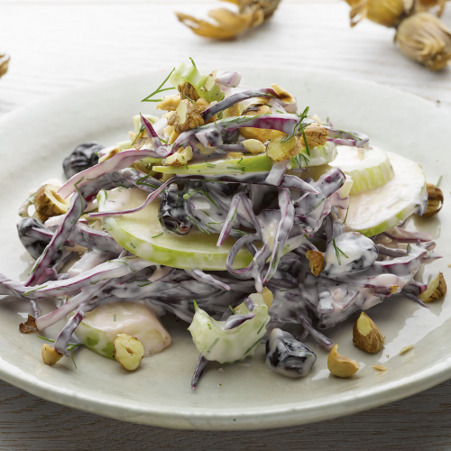 Recette Variation sur la salade Waldorf