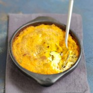 Gratin de cabillaud à la purée de carottes