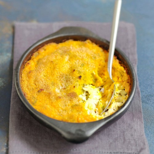 Recette Gratin de cabillaud à la purée de carottes