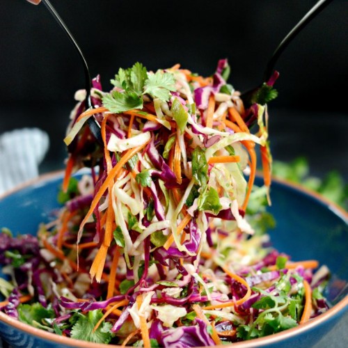 Recette Coleslaw à la coriandre