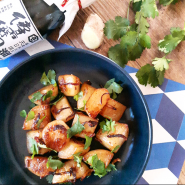 Navets caramélisés à la sauce soja et au gingembre