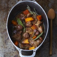 Navarin d'agneau à la châtaigne et potiron