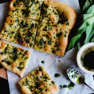 Focaccia à l'ail des ours