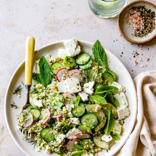 Recette Salade de quinoa, feta et menthe