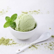 Glace au thé matcha