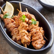 Brochettes de poulet a l'indienne