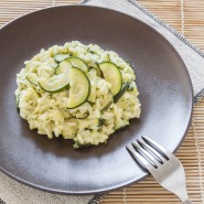 Risotto à la courgette et coco