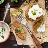 Galettes de brocolis au parmesan