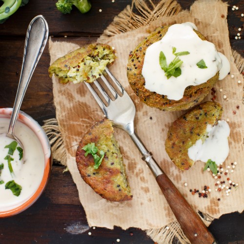 Recette Galettes de brocolis au parmesan