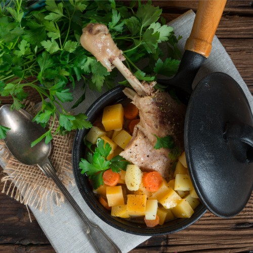 Recette Pot-au-feu revisité au confit de canard