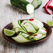 Salade de mini-courgettes