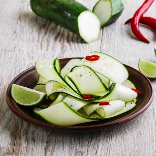 Recette Salade de mini-courgettes